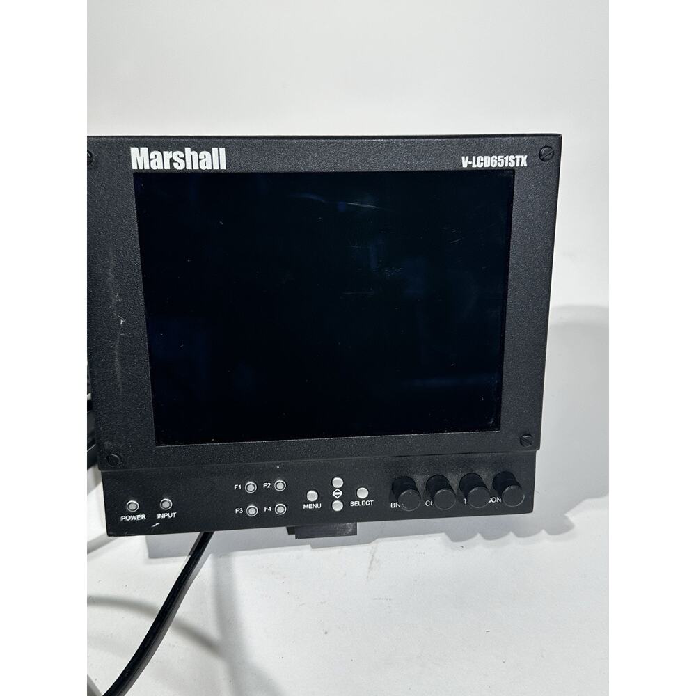 Marshall 6.5" Pro Field Monitor - Battery & Power Cable Included